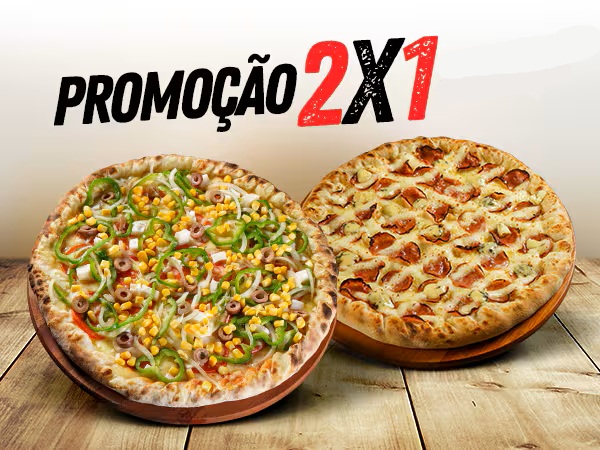 2 Pizzas M + Refrigerante 2L da Torvelli Pizzaria